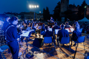 questa foto descrive un momento del concerto in piazza Giorgione del 4 giugno 2019
